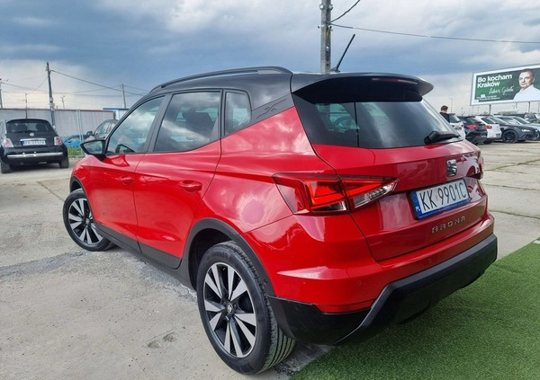 Seat Arona cena 74900 przebieg: 65619, rok produkcji 2021 z Kraków małe 137